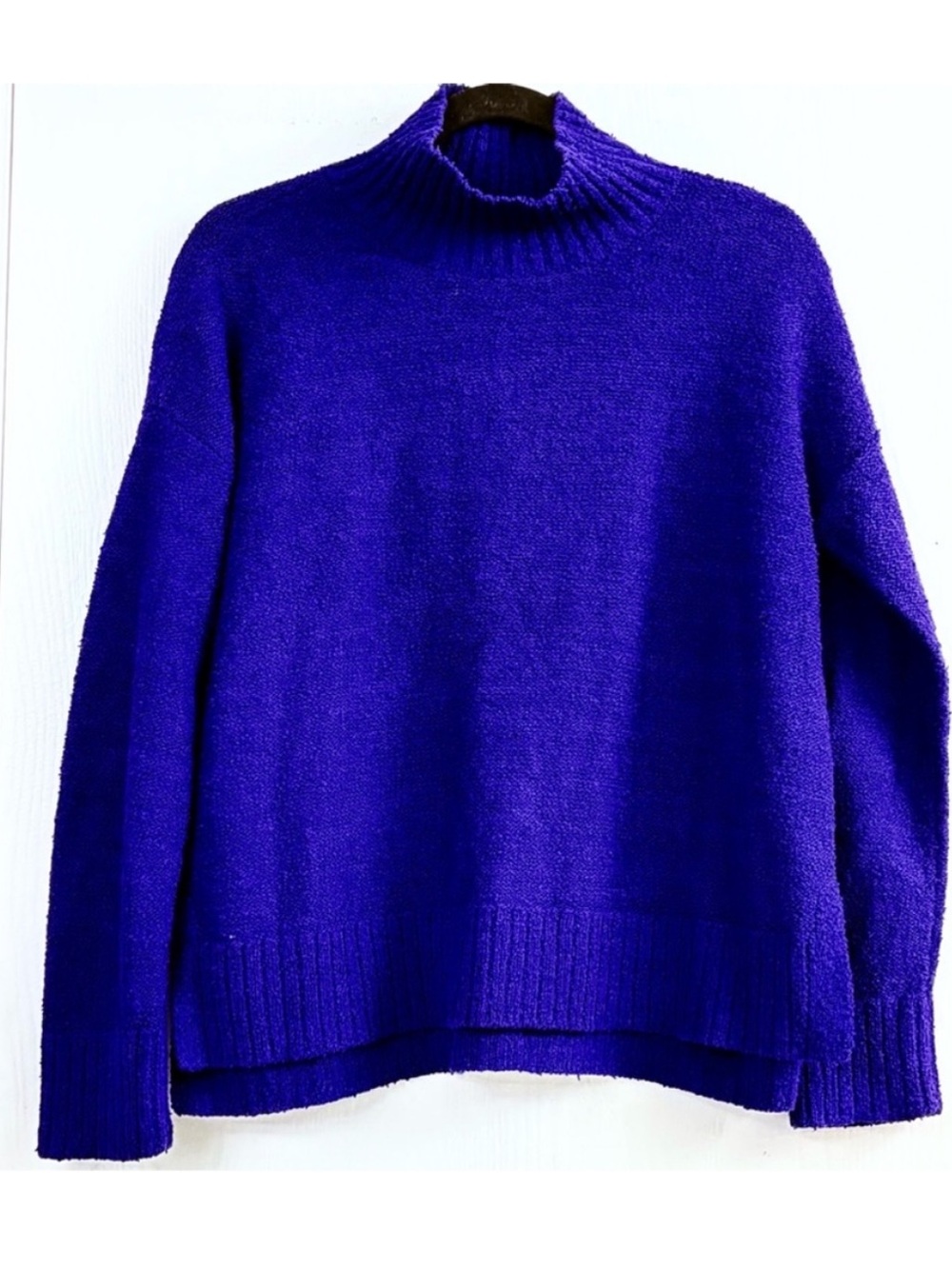Eileen Fisher Organic Cotton
Boxy Mock Neck Cozy Sweater Sz XXS